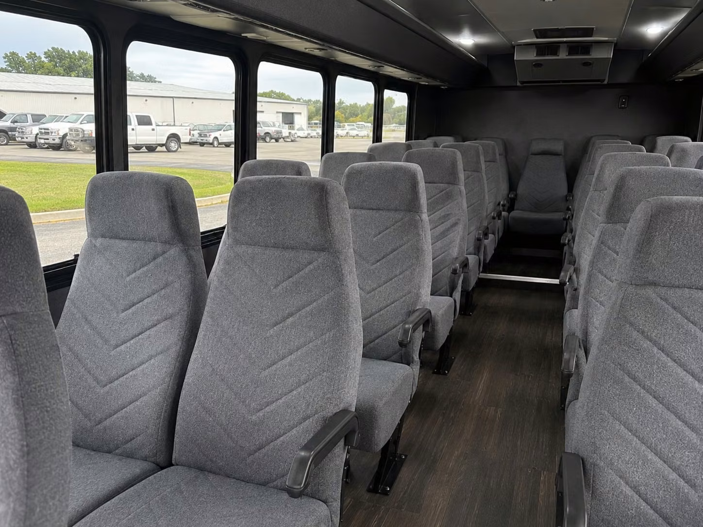 18 passenger minibus interior