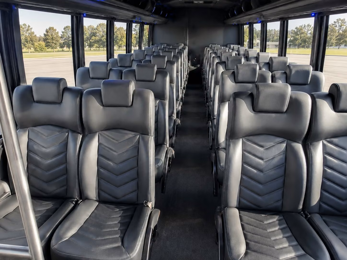 20 passenger minibus interior