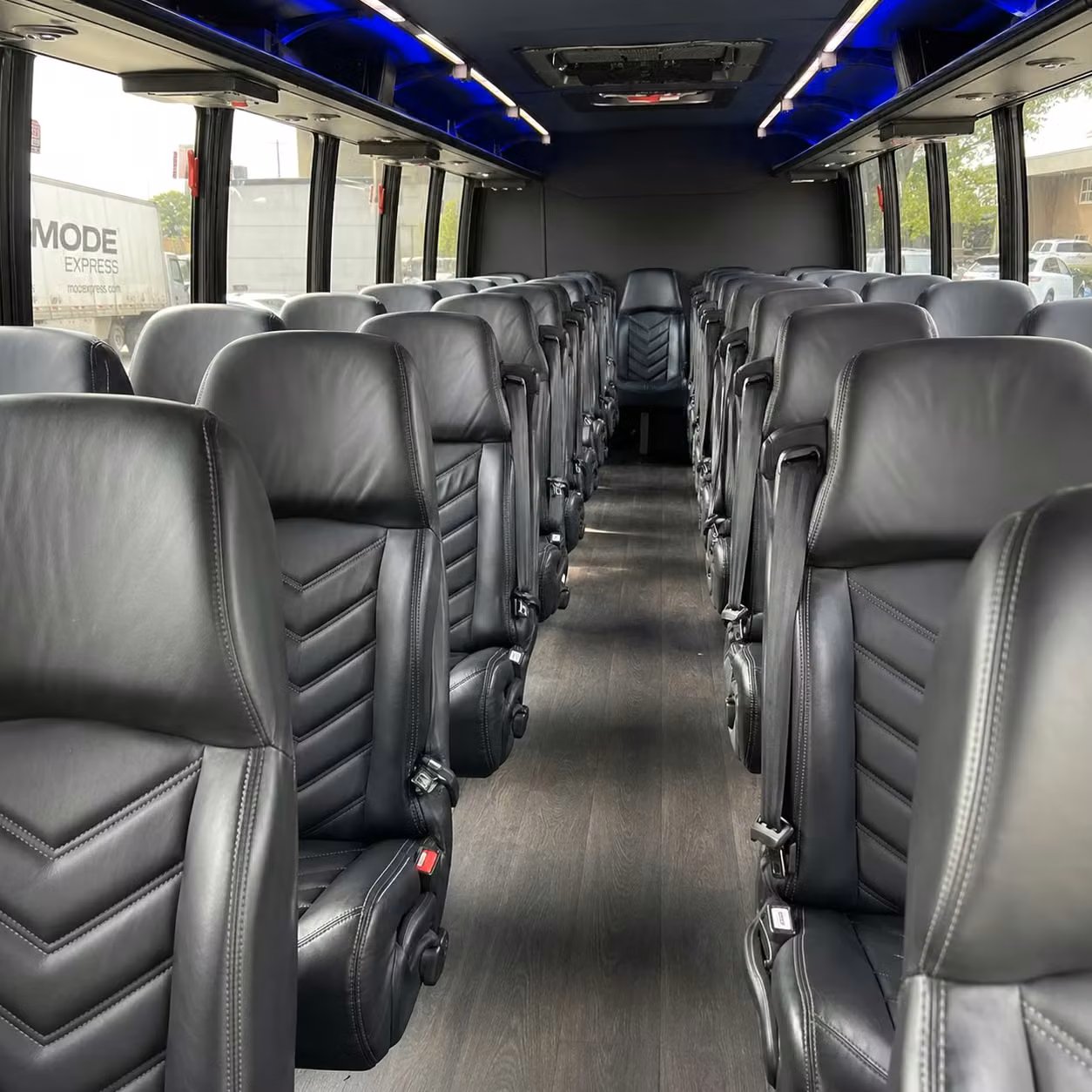 25 passenger minibus inside