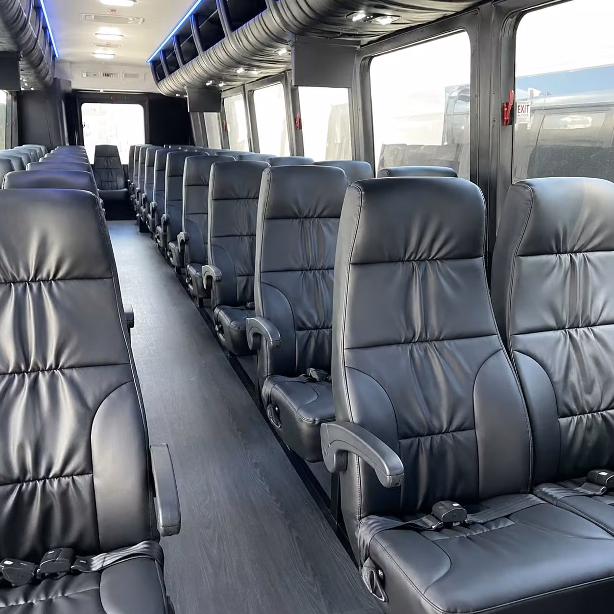 28 passenger minibus inside