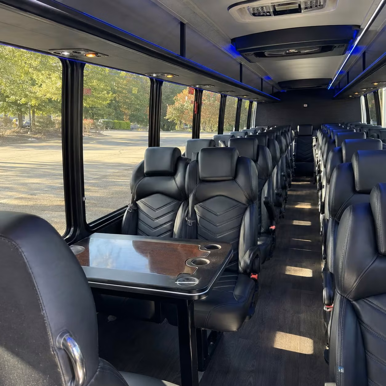 35 passenger minibus inside