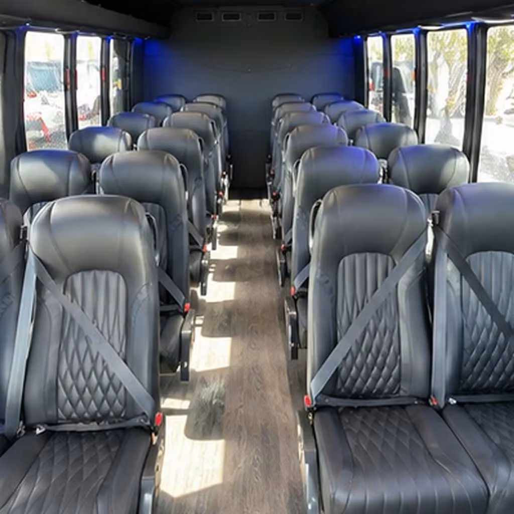 35 passenger minibus interior