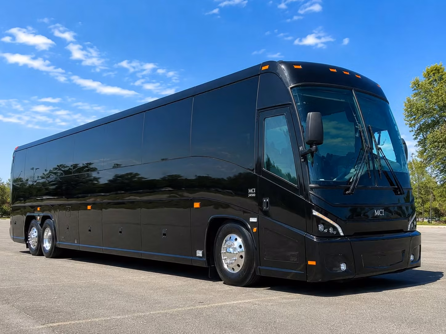 akron 56 passenger charter bus rental