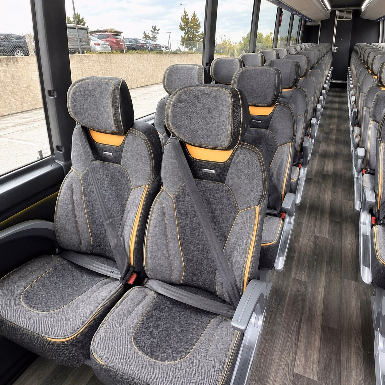 akron charter bus interior gallery