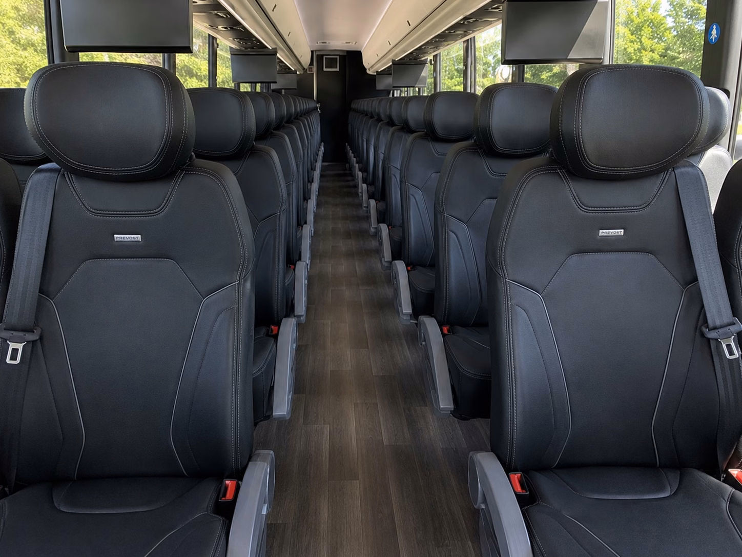 just the right bus for akron area high school and youth sports travel