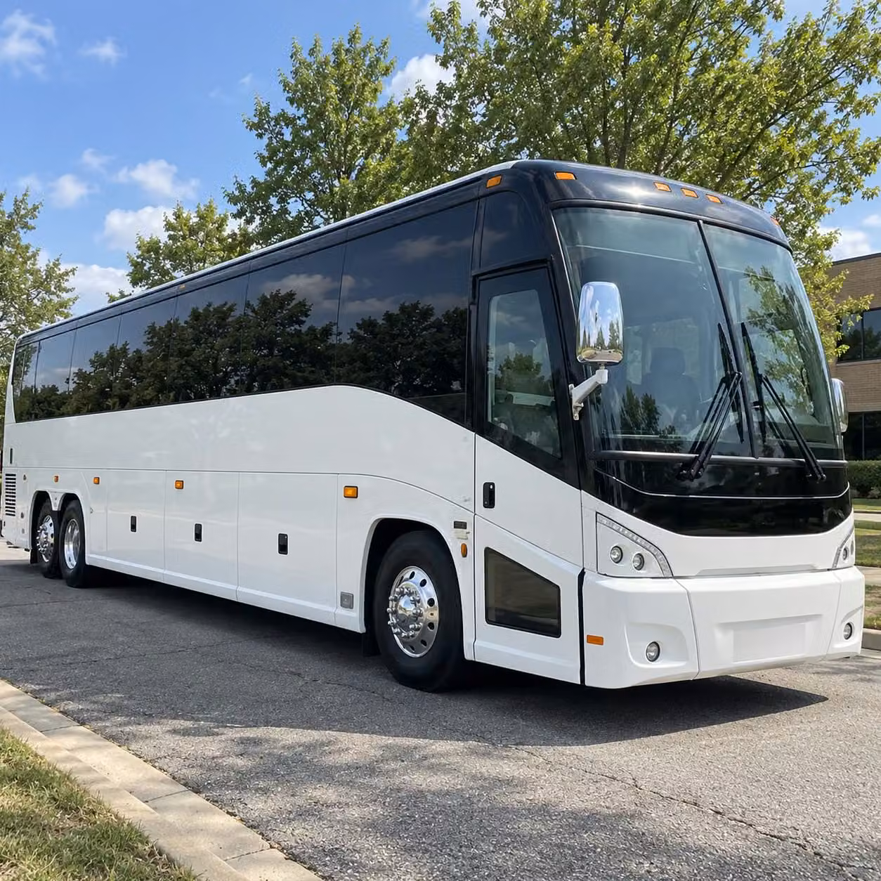sports team fan charter bus rentals in akron